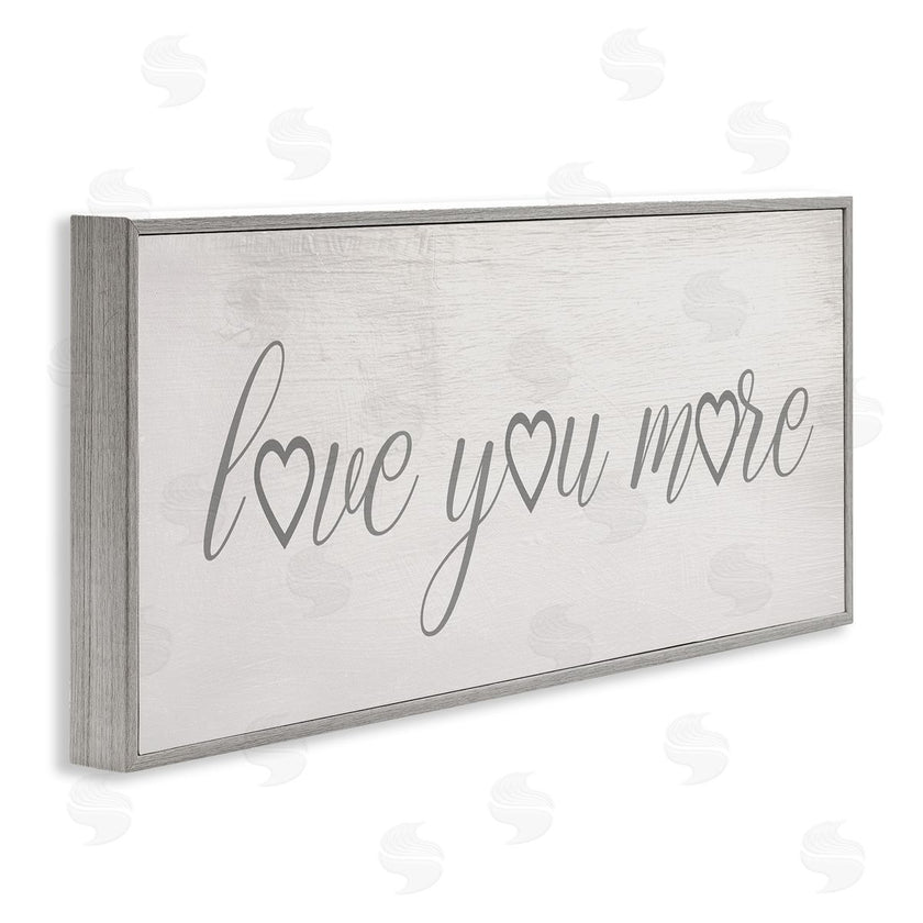 Stupell Studio | Love You More Heart Icon
