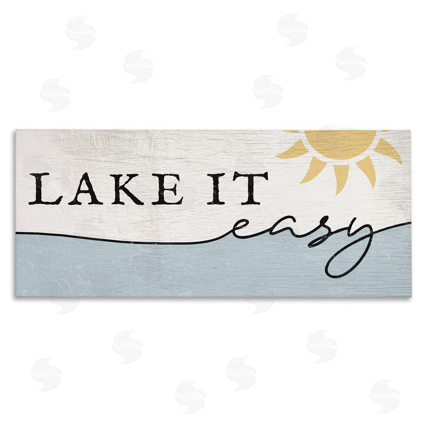 Stupell Studio | Nautical Pun Lake It Easy