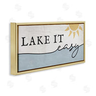 Stupell Studio | Nautical Pun Lake It Easy