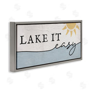 Stupell Studio | Nautical Pun Lake It Easy