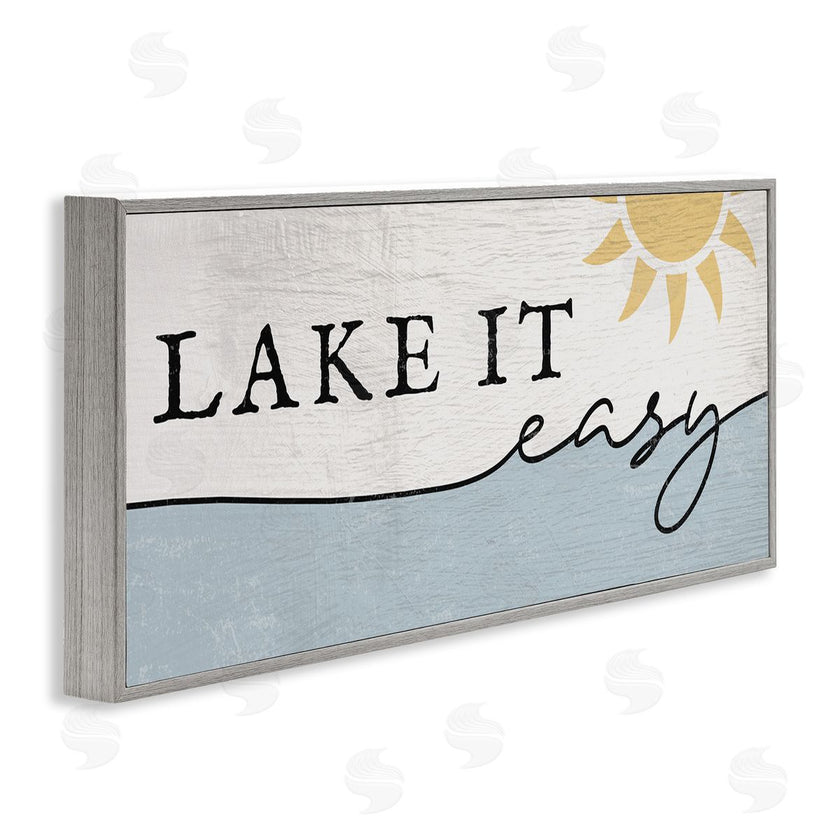 Stupell Studio | Nautical Pun Lake It Easy