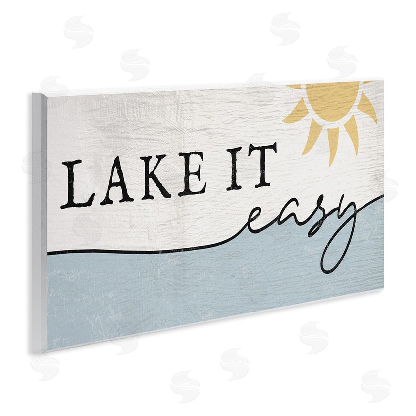 Stupell Studio | Nautical Pun Lake It Easy