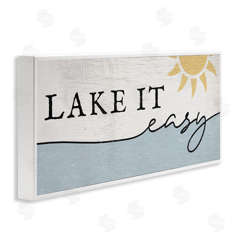 Stupell Studio | Nautical Pun Lake It Easy