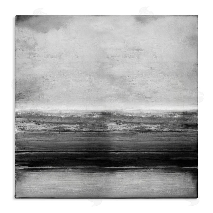 Taylor Hamilton | Monochromatic Grey Rustic Abstraction