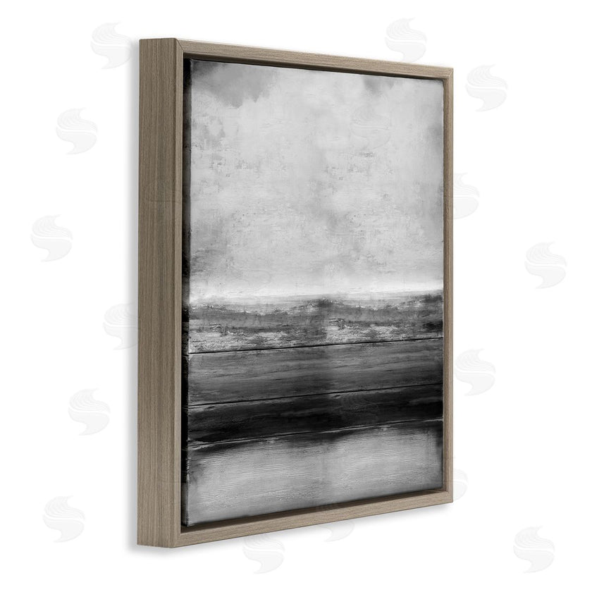 Taylor Hamilton | Monochromatic Grey Rustic Abstraction