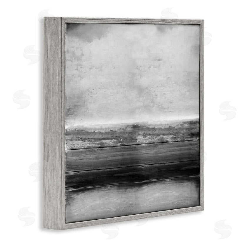 Taylor Hamilton | Monochromatic Grey Rustic Abstraction
