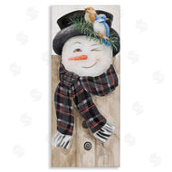Lanie Loreth | Rustic Winter Snowman Wink