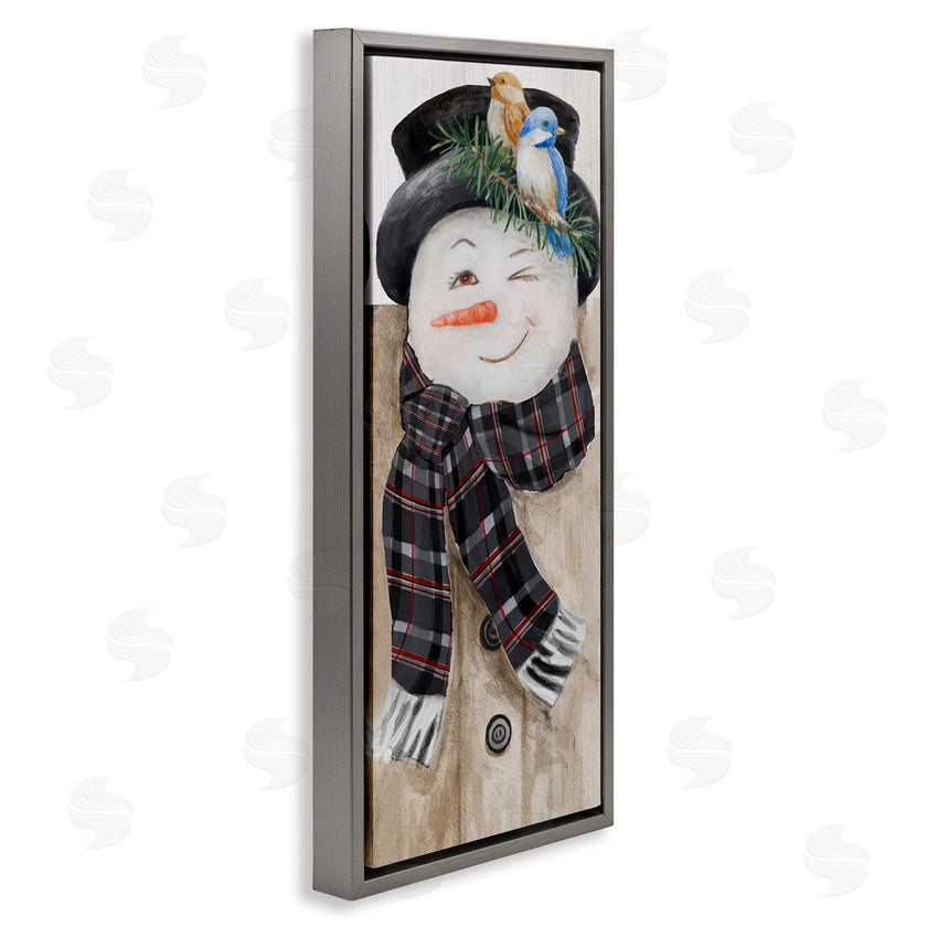 Lanie Loreth | Rustic Winter Snowman Wink