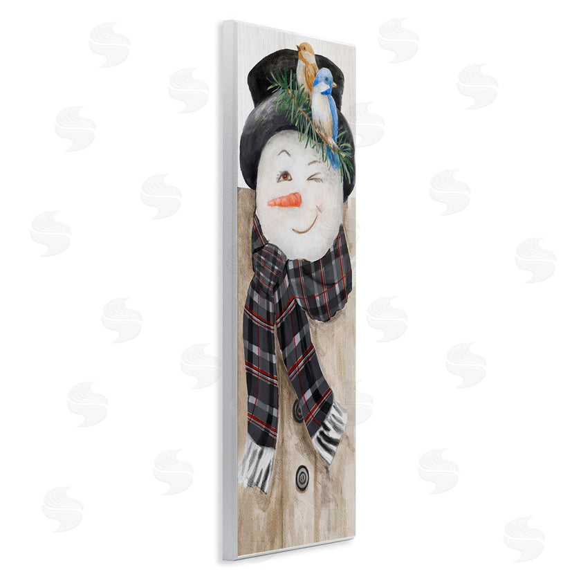 Lanie Loreth | Rustic Winter Snowman Wink