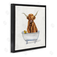 Donna Brooks | Shaggy Country Cattle in Tub
