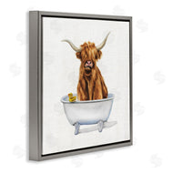 Donna Brooks | Shaggy Country Cattle in Tub