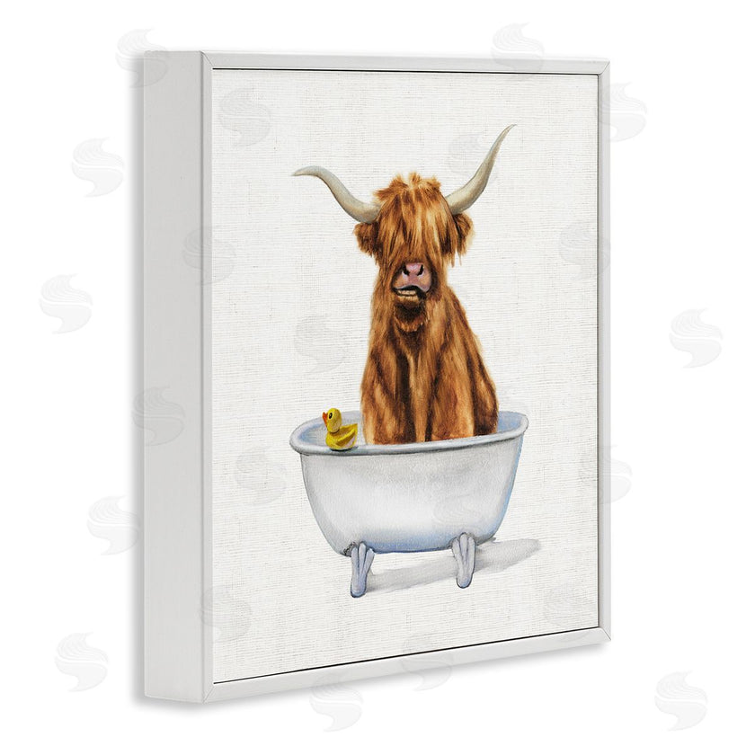 Donna Brooks | Shaggy Country Cattle in Tub