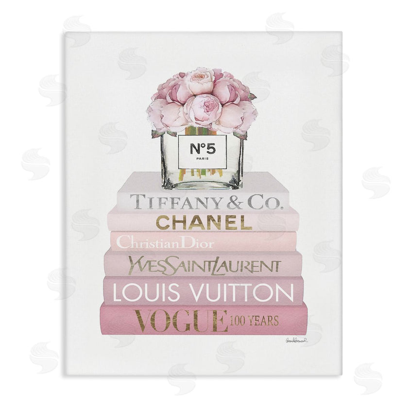 Amanda Greenwood | Pink Rose Bouquet Bookstack