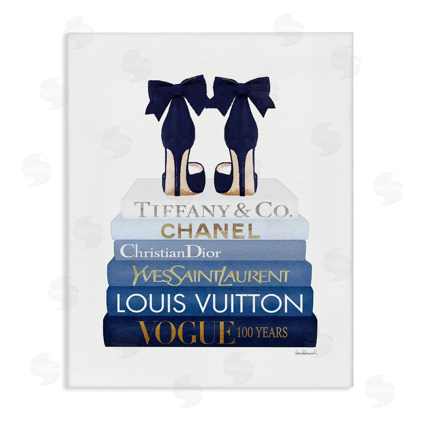 Amanda Greenwood | Navy Blue Heels Chic Bookstack