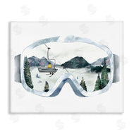 Ziwei Li | Ski Mountain Reflection in Goggles