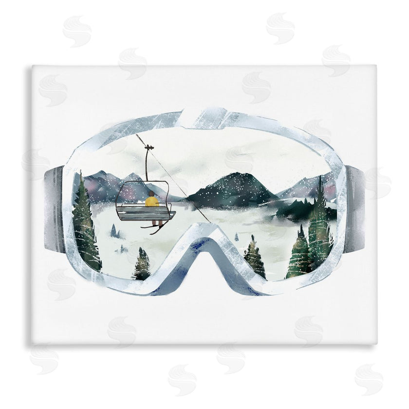 Ziwei Li | Ski Mountain Reflection in Goggles
