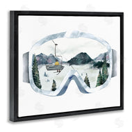 Ziwei Li | Ski Mountain Reflection in Goggles