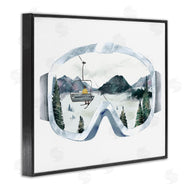 Ziwei Li | Ski Mountain Reflection in Goggles