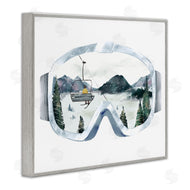Ziwei Li | Ski Mountain Reflection in Goggles