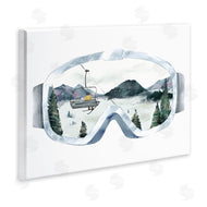 Ziwei Li | Ski Mountain Reflection in Goggles