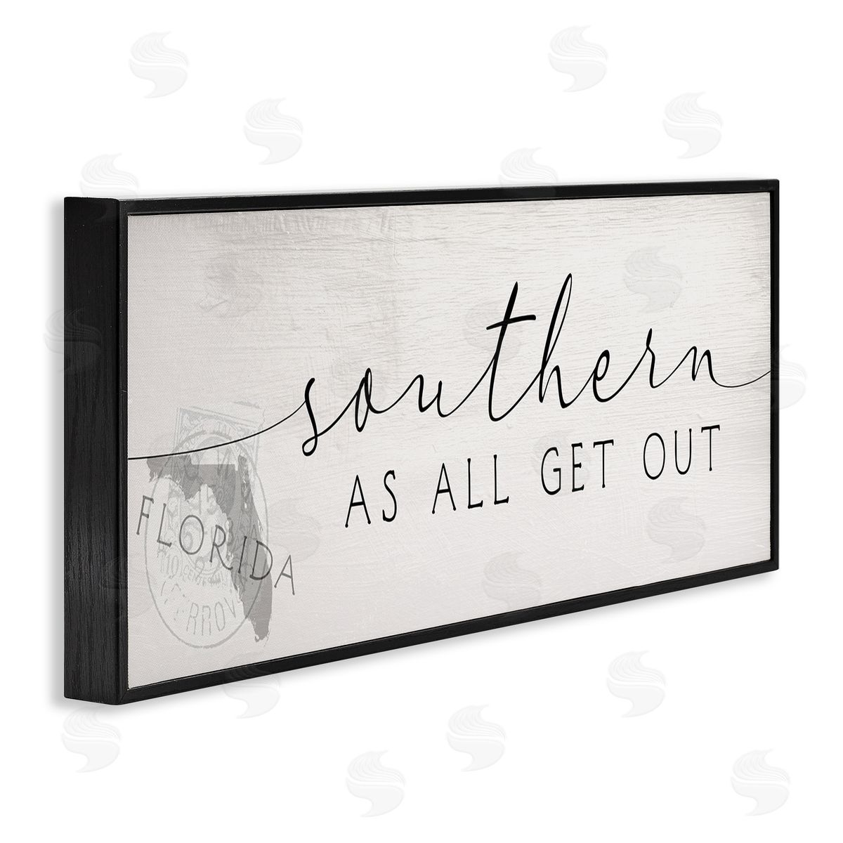 Stupell Studio Florida State Outline Southern As All Get Out Quote