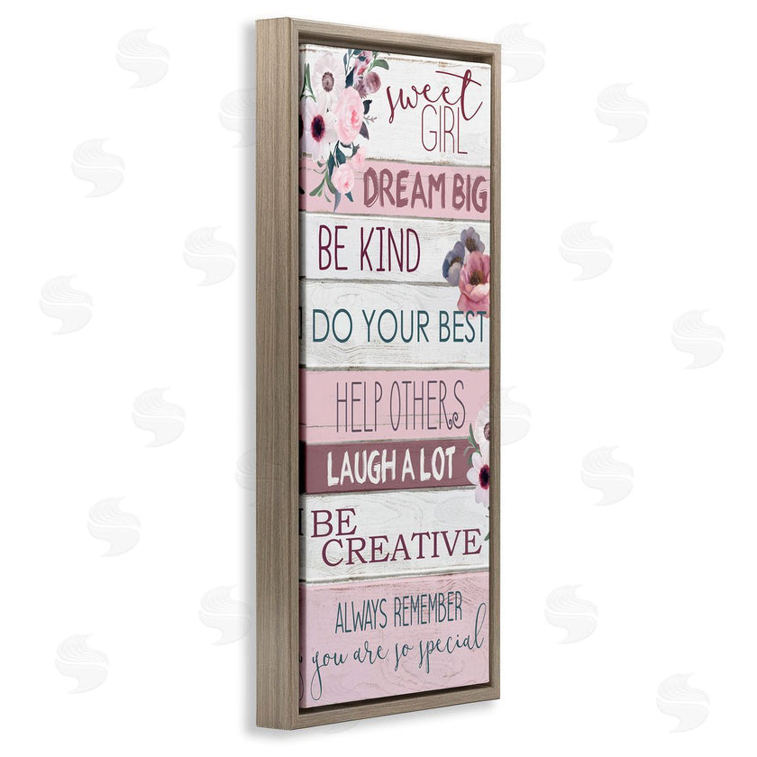 Kim Allen | Sweet Girl Inspirational Phrases