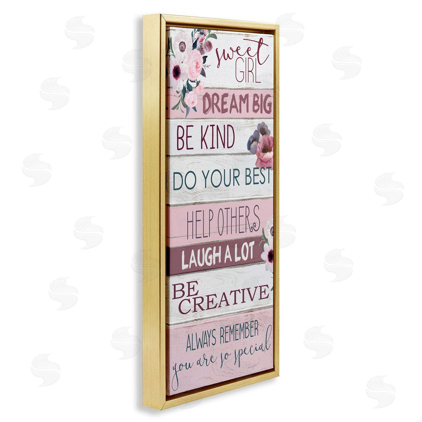 Kim Allen | Sweet Girl Inspirational Phrases