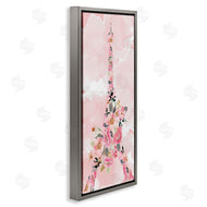Kim Allen | Floral Pattern Eiffel Tower