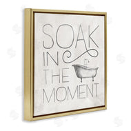 Nina Pierce | Vintage Bathroom Soak Phrase