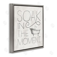 Nina Pierce | Vintage Bathroom Soak Phrase