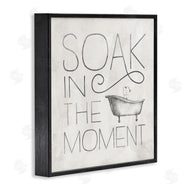 Nina Pierce | Vintage Bathroom Soak Phrase