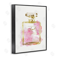 Amanda Greenwood | Glam Perfume Bottle Gold Pink