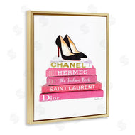 Amanda Greenwood | Glam Pink Fashion Books Pump Heels