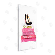 Amanda Greenwood | Glam Pink Fashion Books Pump Heels