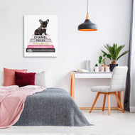 Amanda Greenwood | Book Stack Fashion French Bulldog