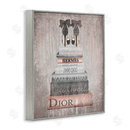 Amanda Greenwood | Book Stack Heels Metallic Pink