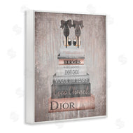 Amanda Greenwood | Book Stack Heels Metallic Pink