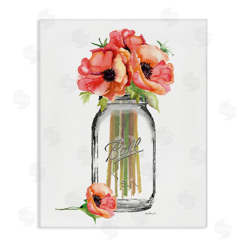 Amanda Greenwood | Mason Jar Poppies