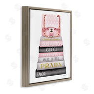 Amanda Greenwood | Watercolor High Fashion Bookstack