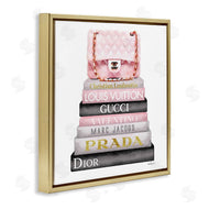 Amanda Greenwood | Watercolor High Fashion Bookstack