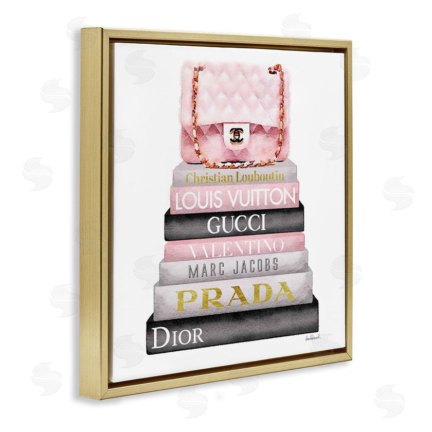 Amanda Greenwood | Watercolor High Fashion Bookstack