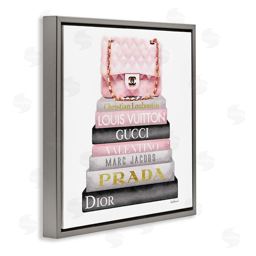 Amanda Greenwood | Watercolor High Fashion Bookstack