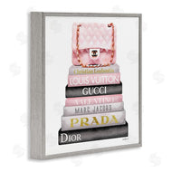 Amanda Greenwood | Watercolor High Fashion Bookstack