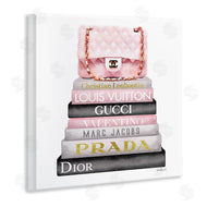 Amanda Greenwood | Watercolor High Fashion Bookstack