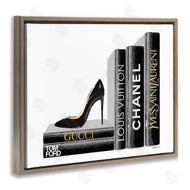 Amanda Greenwood | Black Book Shelf with Stilettos