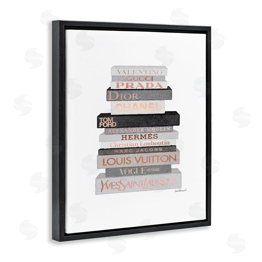 Amanda Greenwood | Grey & Peach Bookstack