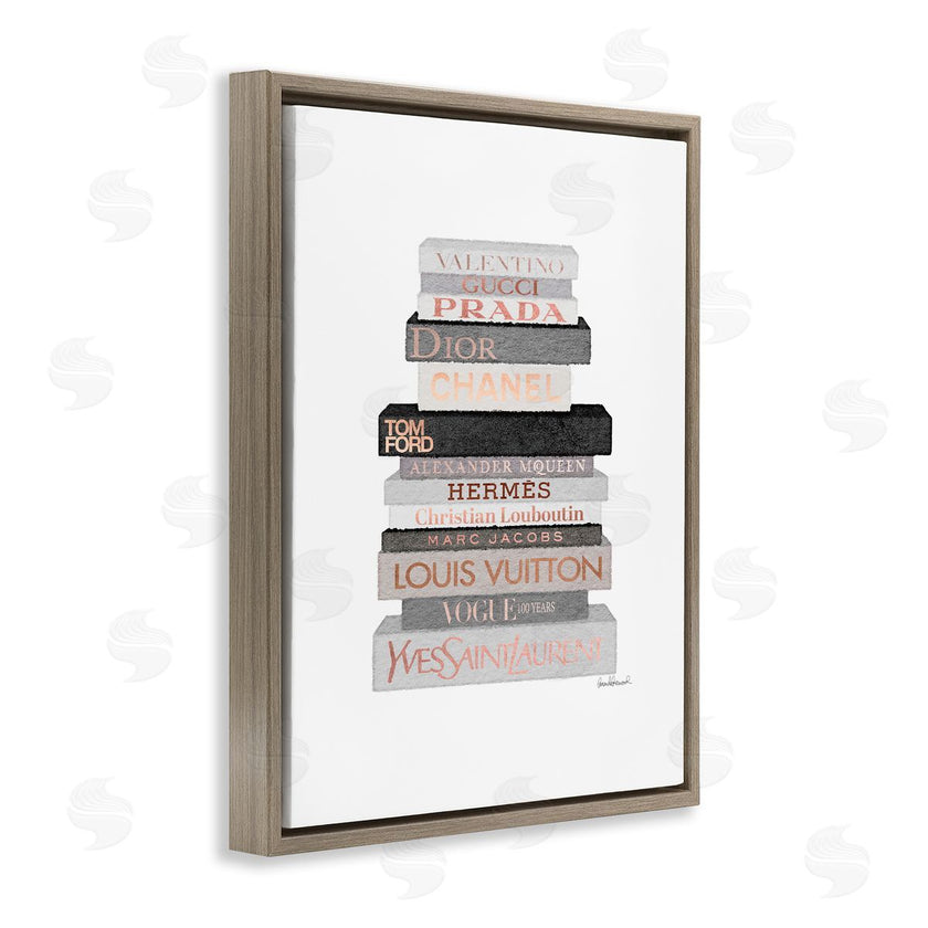 Amanda Greenwood | Grey & Peach Bookstack