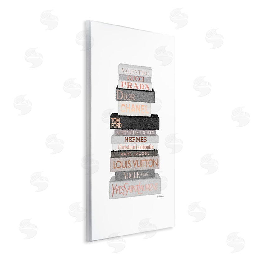 Amanda Greenwood | Grey & Peach Bookstack