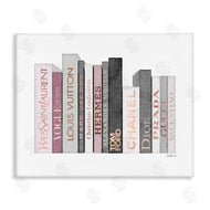 Amanda Greenwood | Pink & Grey Fashion Bookstack