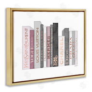 Amanda Greenwood | Pink & Grey Fashion Bookstack